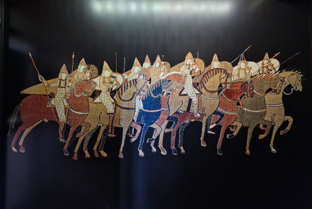 Evocation de la tapisserie de Bayeux