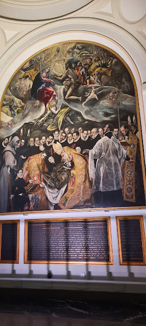 El Greco > l'enterrement du comte d'Orgaz, église Santo Tomé de Tolède