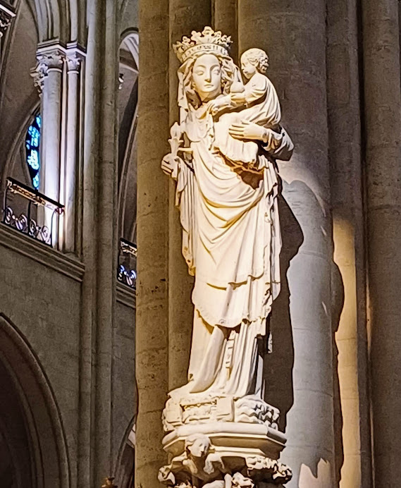 La Vierge sauvée de l'incendie