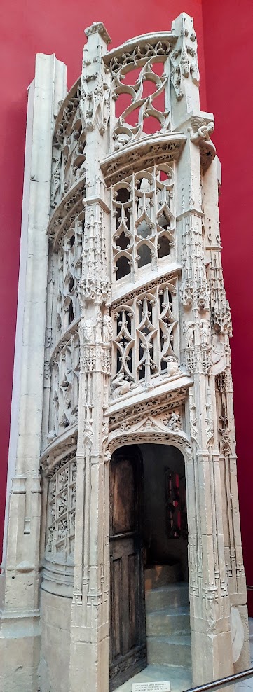 Escalier des orgues église saint Maclou à Rouen 1518-1520